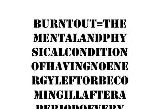 Burning out